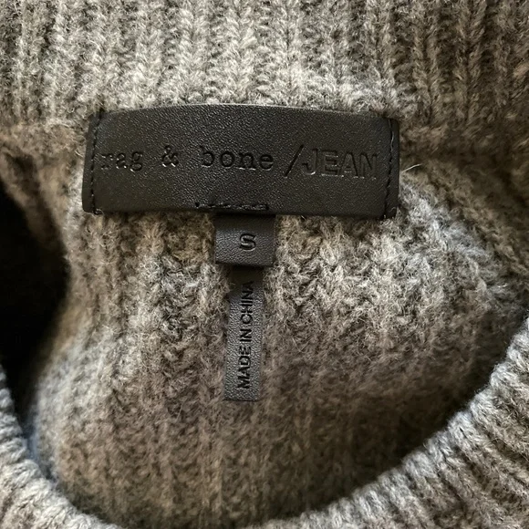 rag & bone Raglan Sleeve Merino Wool Sweater - Picture 5 of 7